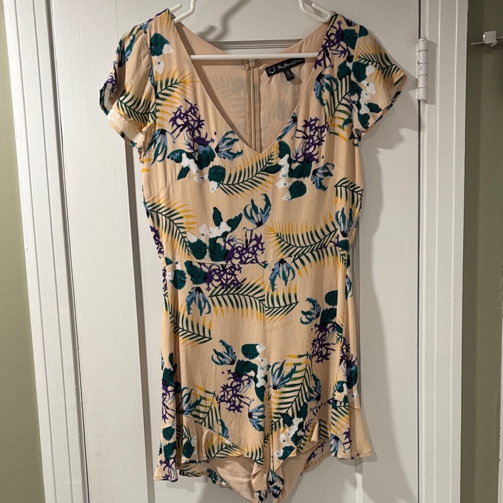 For Love And Lemons Floral Romper